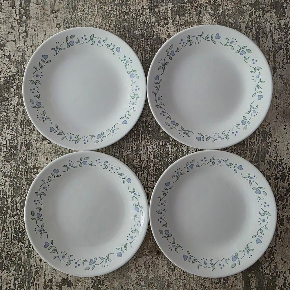 Corelle "Country Cottage" Appetizer / Dessert Plates Set of 4